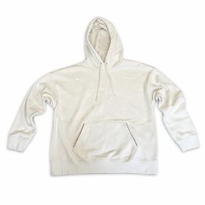 Puma BMW Motorsport Hoodie Medium Cream Pullover Graphic Logo Streetwear